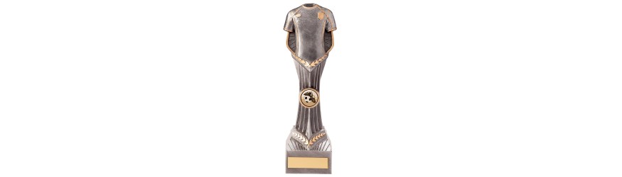 FALCON FOOTBALL SHIRT RESIN TROPHY - 4 SIZES 14CM - 24CM FALCON FOOTBALL SHIRT RESIN TROPHY - 4 SIZES 14CM - 24CM